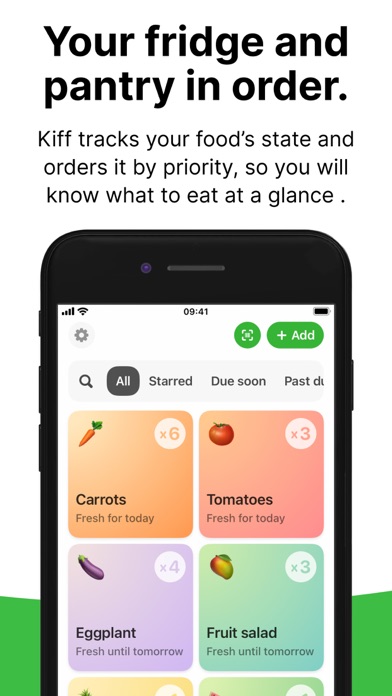 Kiff: Food expiration tracker