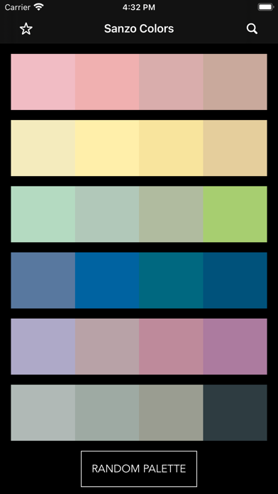 Sanzo Color Palettes