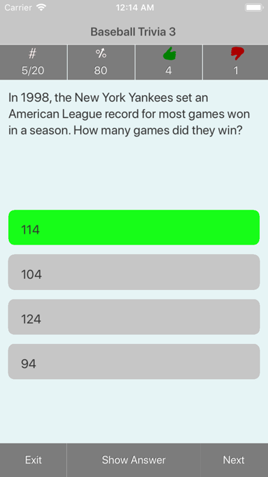 The Baseball Trivia Quiz
