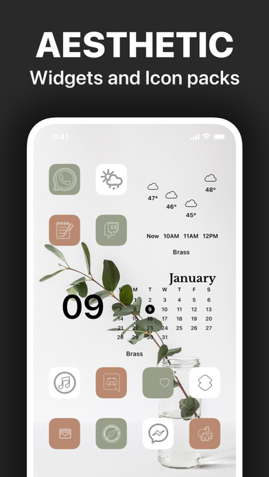 Brass - Icon Themes & Widgets