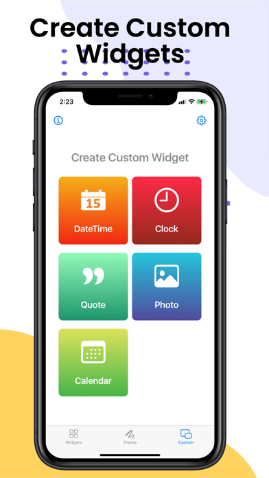 Shortcut Widgets: Custom Theme