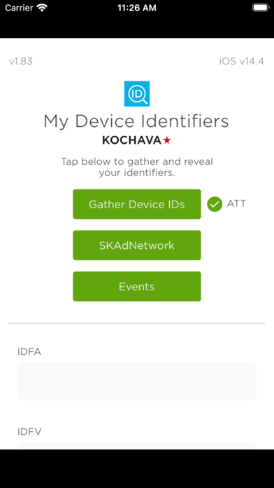 My Device Identifiers