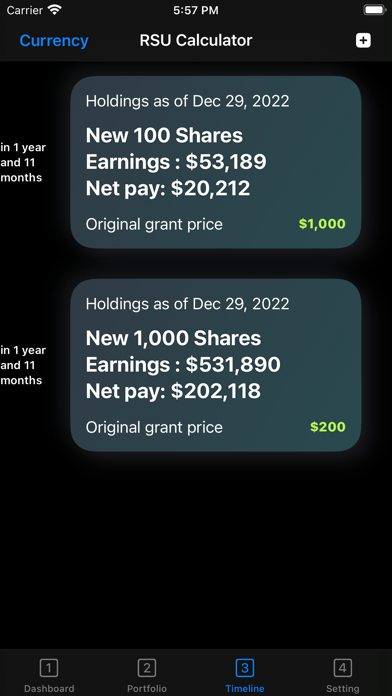 RSU Calculator