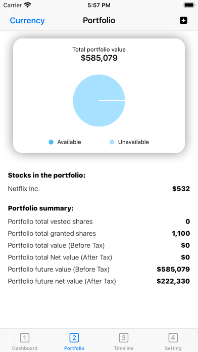 RSU Calculator