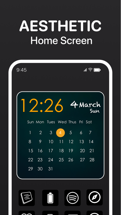 Calendar Widget - Date Widgets