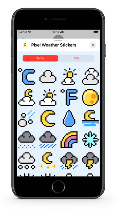 Pixel Weather GIFs & Stickers
