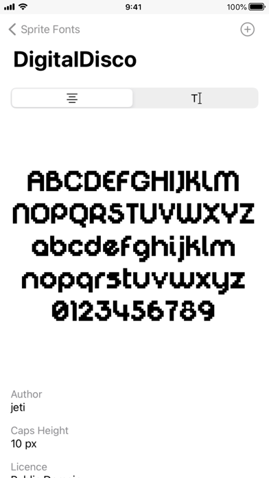 Sprite Fonts