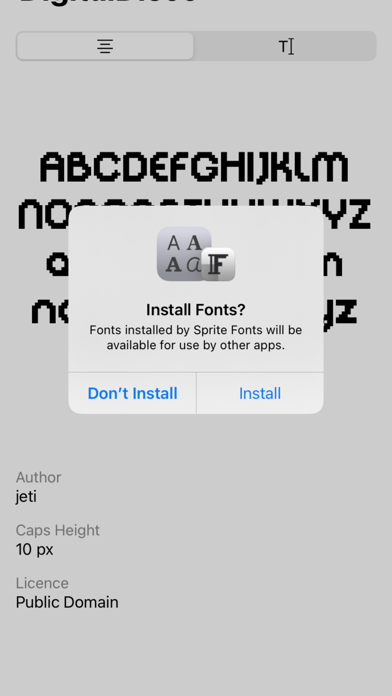 Sprite Fonts