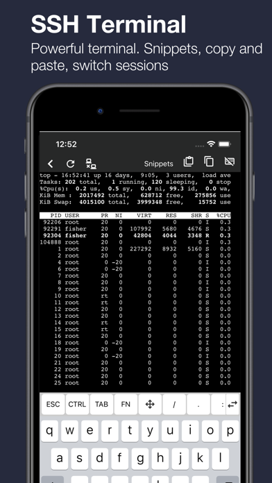 TermuXL: SSH, SFTP, Shell