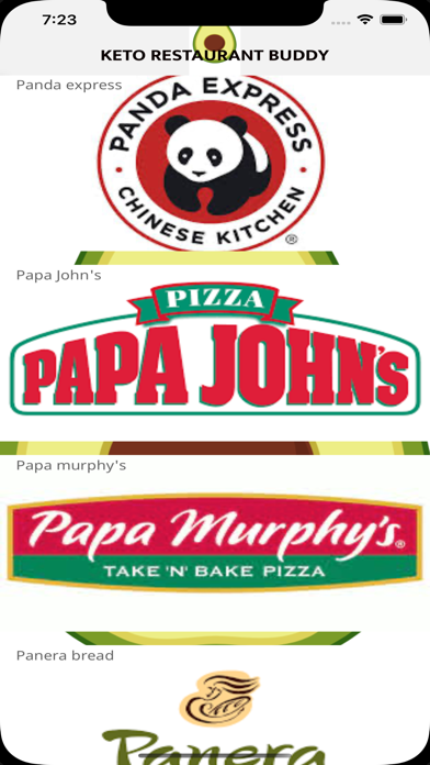 Keto Restaurant Buddy