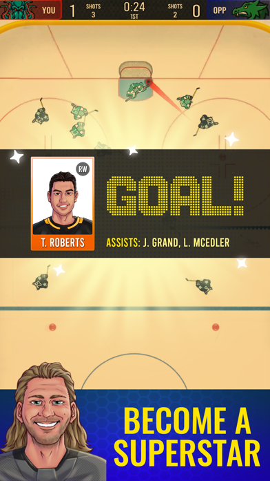 Superstar Hockey: Pass & Score