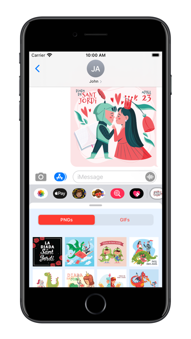 Sant Jordi - GIFs & Stickers