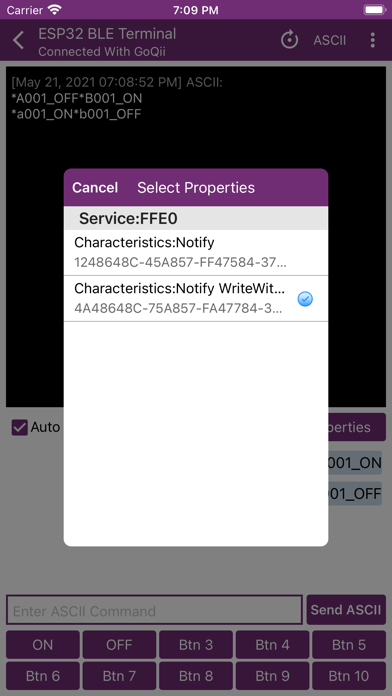 ESP32 BLE Terminal
