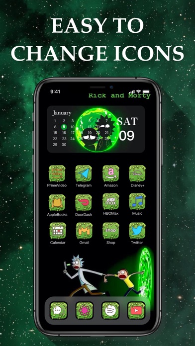Themes: Fancy Widgets, Icons