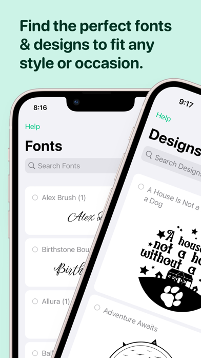 Fonts & Designs by Scribe