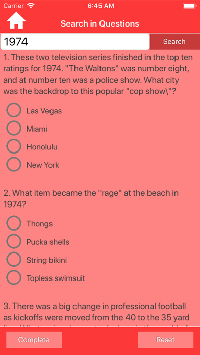 1970s Nostalgia Trivia