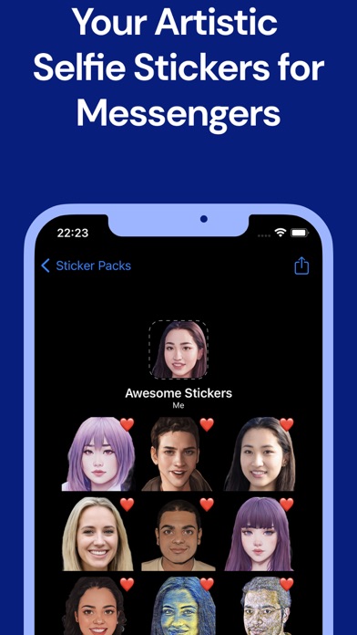 Selfie Stickers