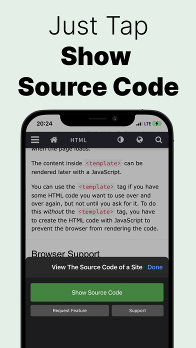 View The Source Code of a Site