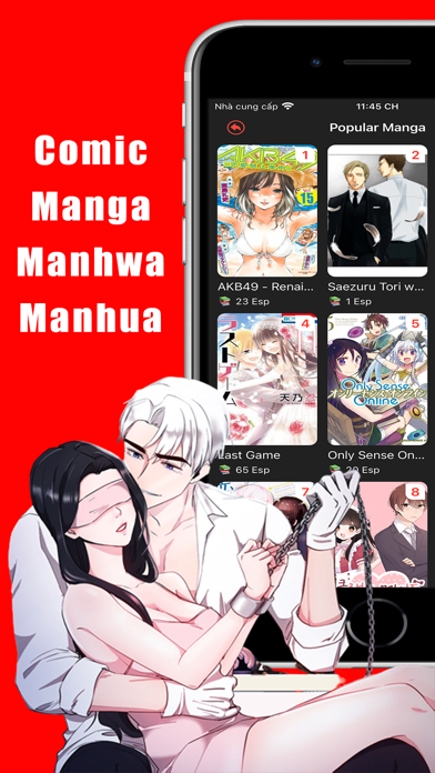 MANGA READER - WEBTOON COMICS