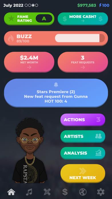 RAPSTAR - rapper simulator