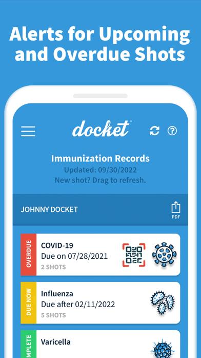 Docket® - Immunization Records