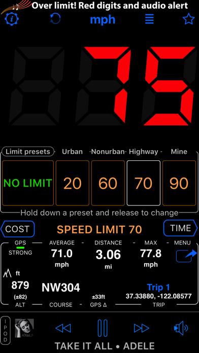 Speedometer 55 GPS Speed & HUD