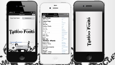 Tattoo Fonts - design your text tattoo