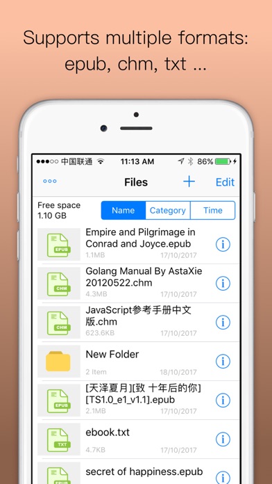 Epub Reader -read epub,chm,txt