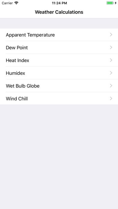 Weather Calculations