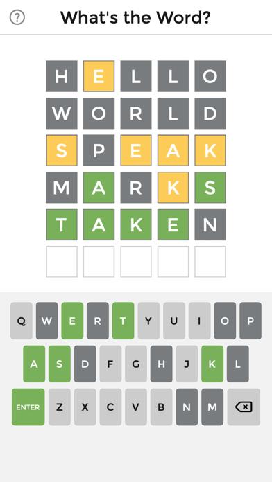 What's the Word? Logic Game