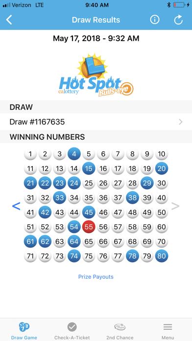 CA Lottery Official App