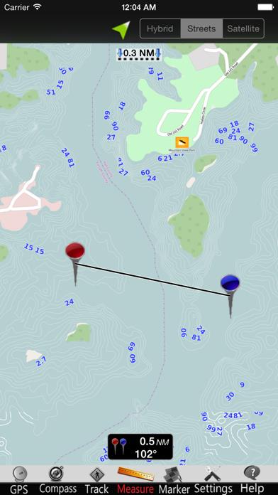 Lake Sidney Lanier GPS Charts