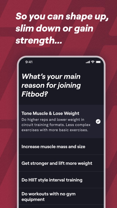 Fitbod Workout & Fitness Plans