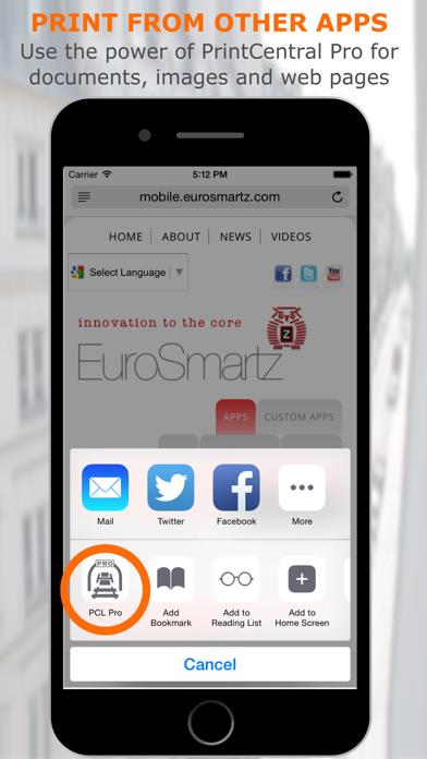PrintCentral Pro for iPhone