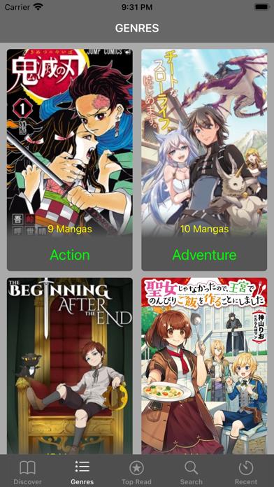 MANGA READER - COMICS & NOVELS
