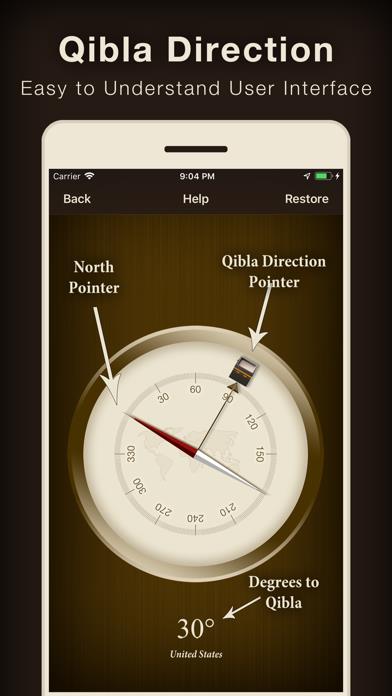 Qibla Compass (Kaaba Locator)