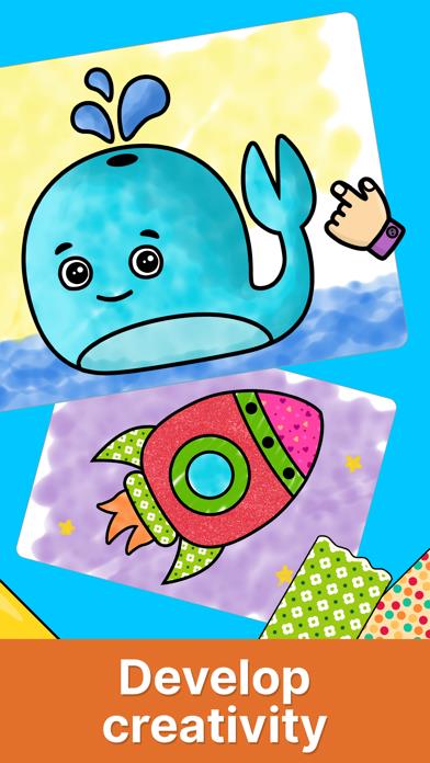 Baby coloring book for kids 2+