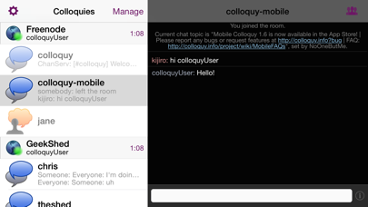 Colloquy - IRC Client