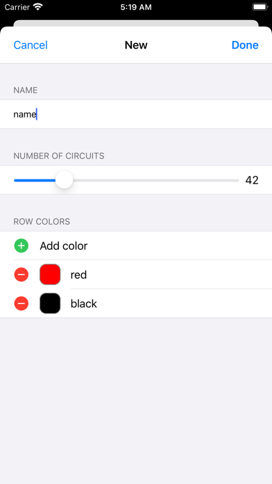 Electric Color Code