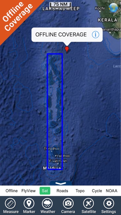 Maldives GPS Map Navigator