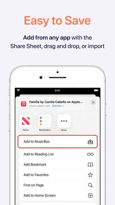 MusicBox: Save Music for Later