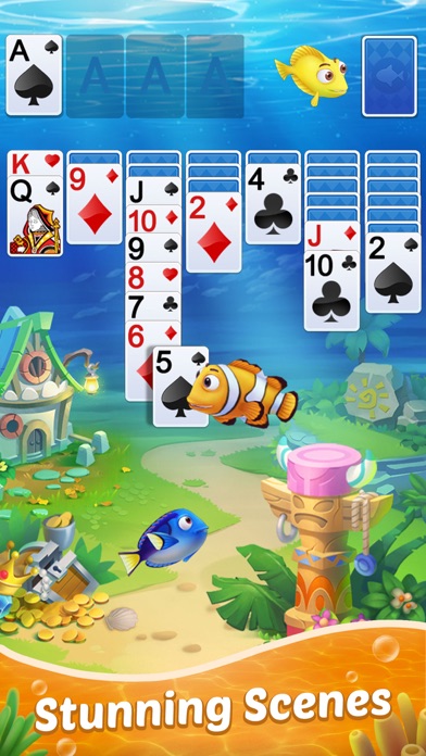 Solitaire Klondike Fish
