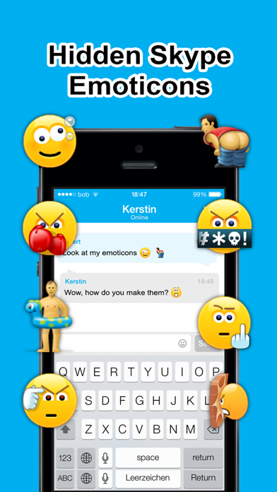 Secret Smileys for Skype - Hidden Emoticons for Skype Chat - Emoji