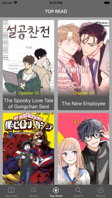 MANGA READER - COMICS & NOVELS