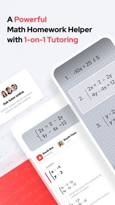 Gauthmath-Math Homework Helper