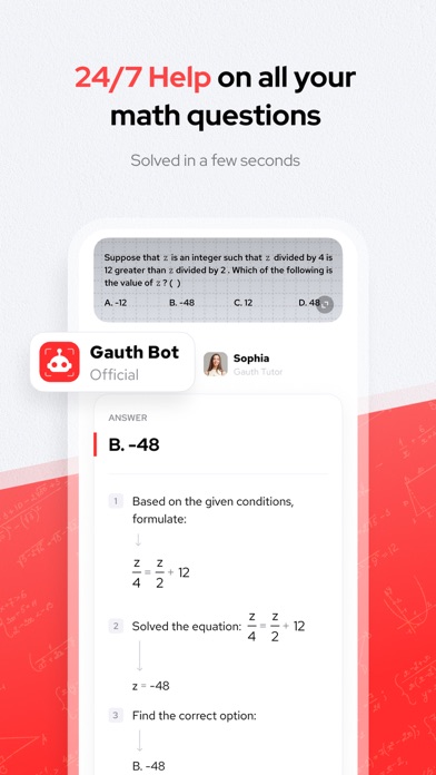 Gauthmath-Math Homework Helper