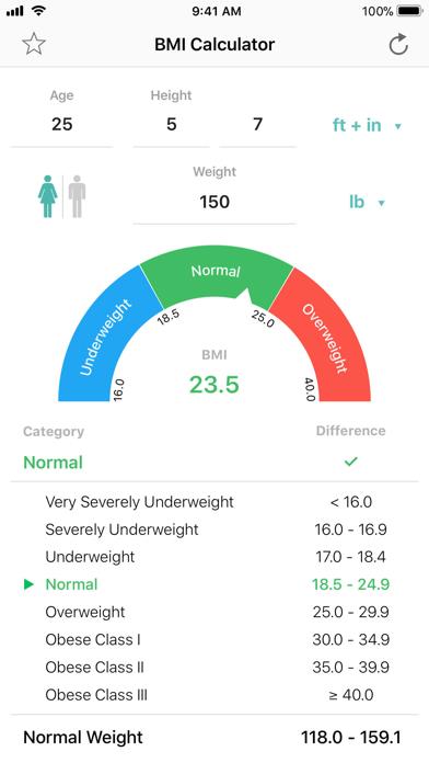 BMI Calculator – Weight Loss