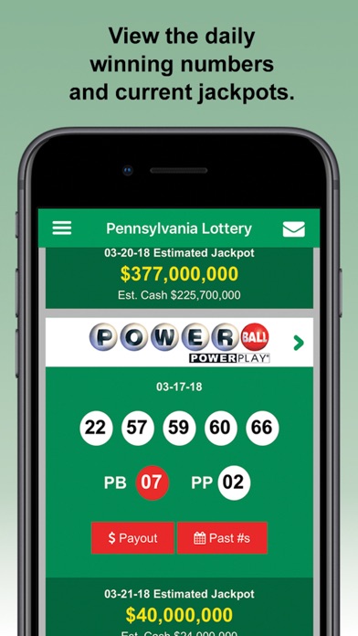 PA Lottery Official App