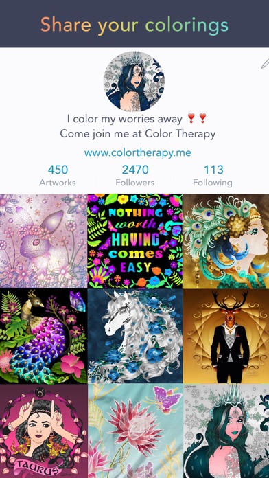 Color Therapy Coloring Number