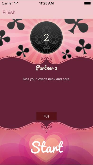 Couple foreplay sex card game